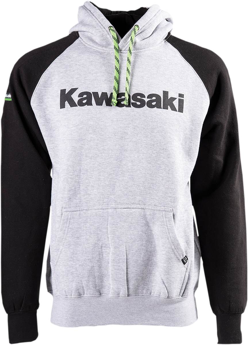 FACTORY EFFEX Kawasaki Hoodie - Black/Heather - 2XL 23-88108