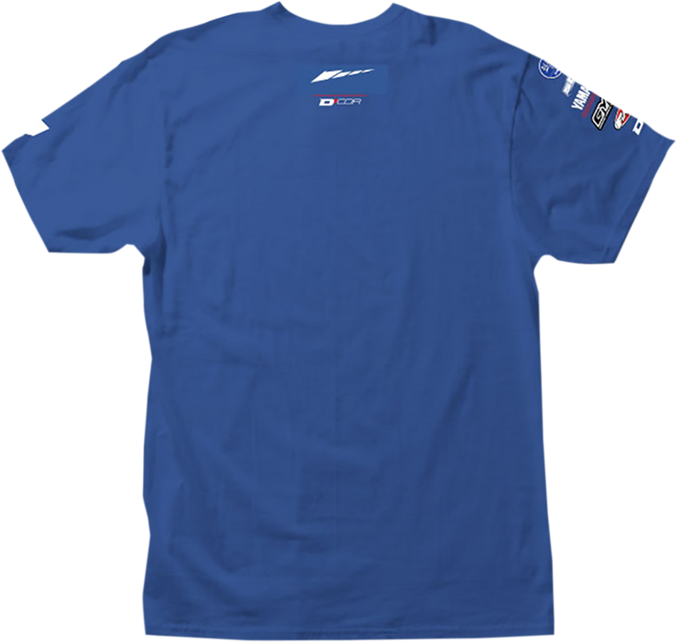 D'COR VISUALS Yamaha Racing T-Shirt - Blue - Medium 80-118-2