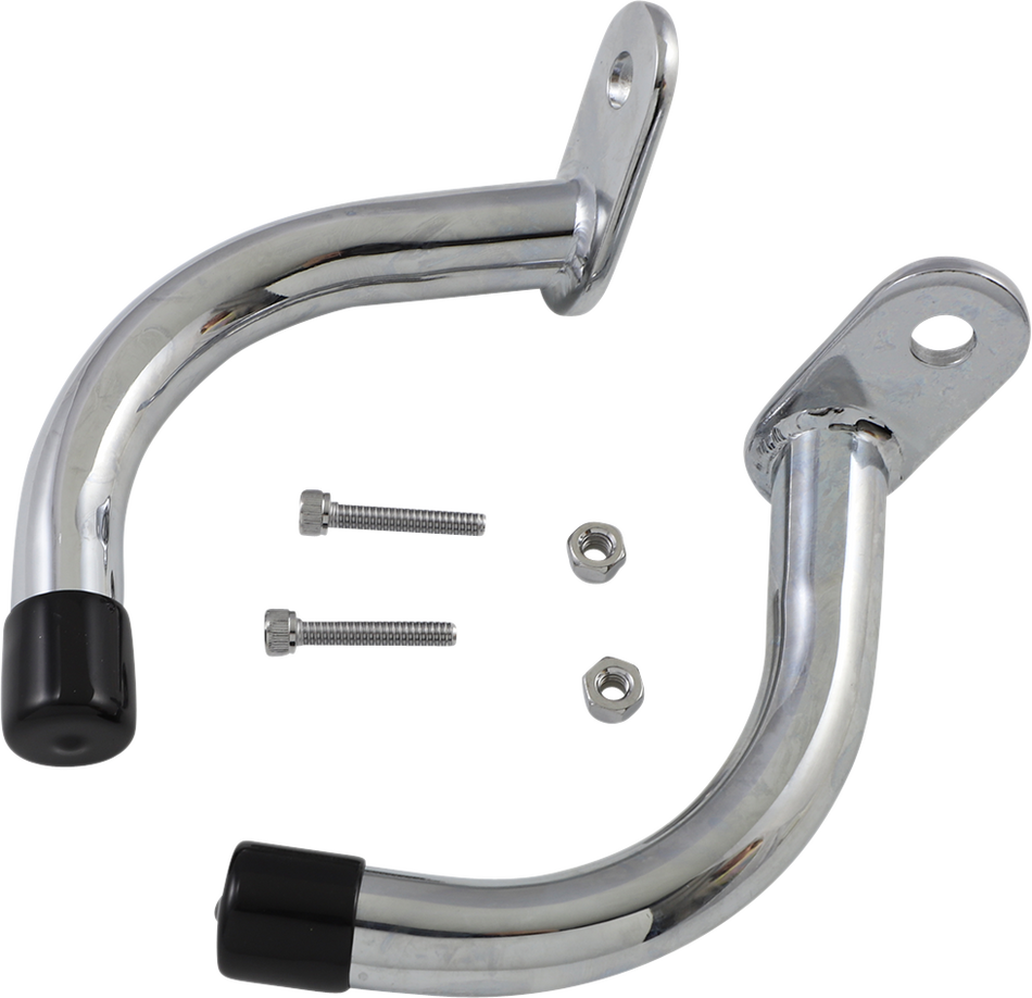 RICK DOSS Saddlebag Guard Eliminator Bracket - Chrome S77-0137