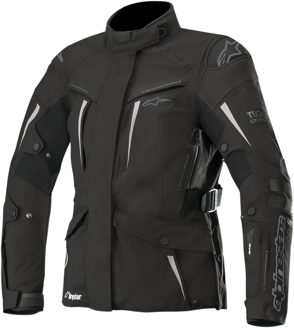 ALPINESTARS Stella Yaguara Drystar® Jacke - Schwarz/Anthrazit - XL 3213218-104-XL