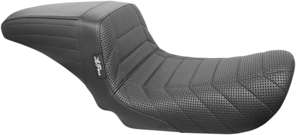 LE PERA Kickflip Seat - Flat Track Stitch - Black - FXD '06-'17 LK-591TRKPT