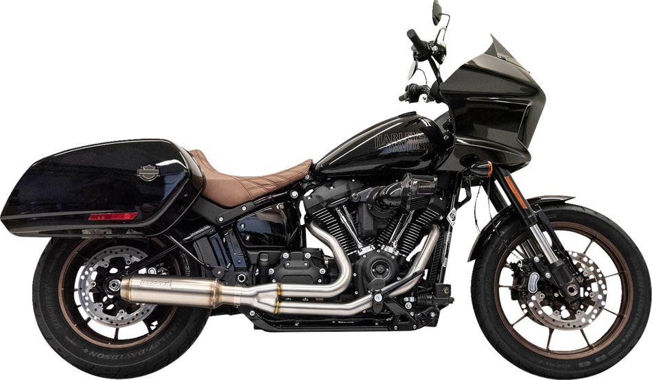 BASSANI XHAUST Road Rage Stainless 2-into-1 Exhaust System - Super Bike Muffler 1S78SS