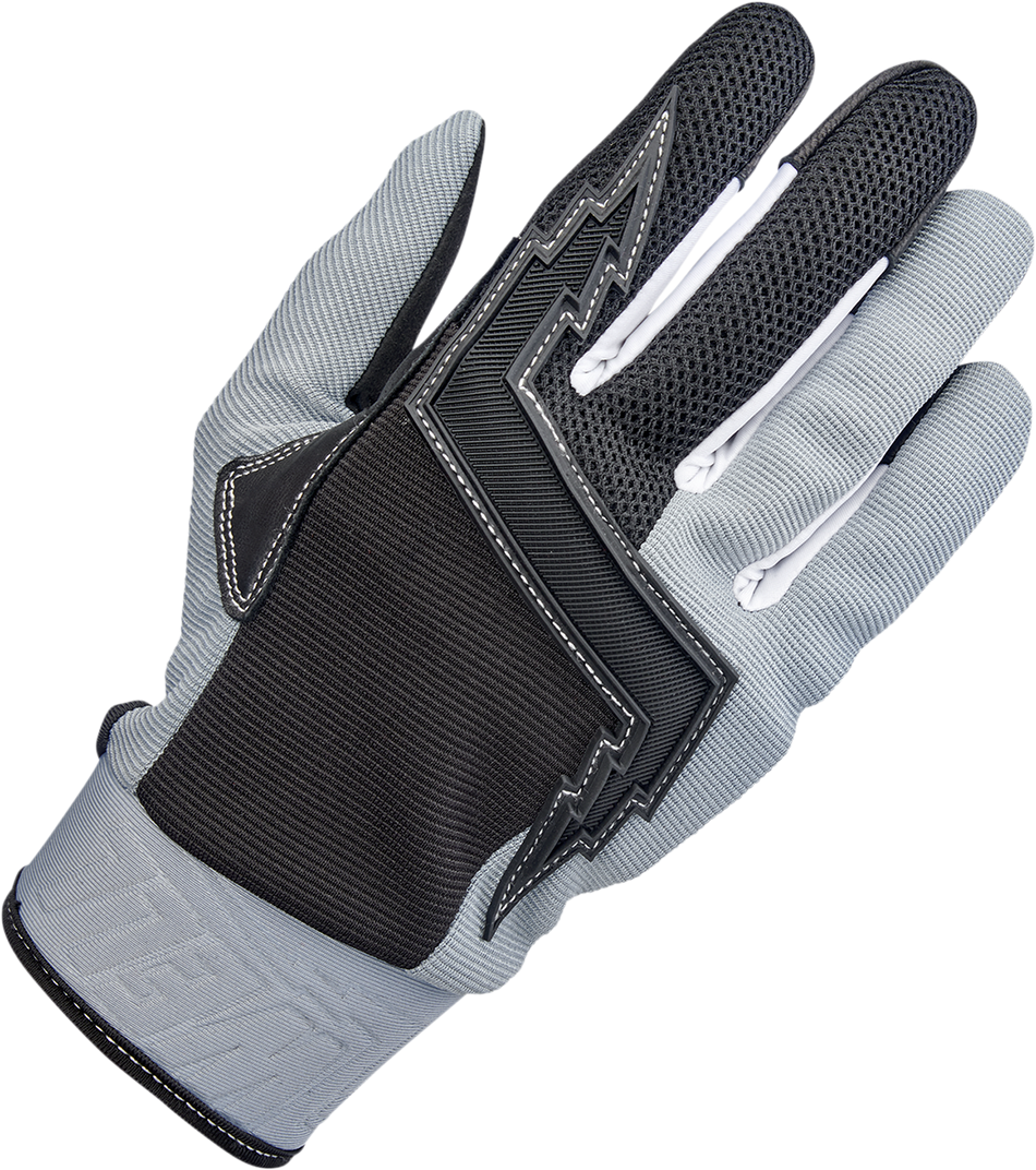 BILTWELL Baja Gloves - Gray - Small 1508-1101-302