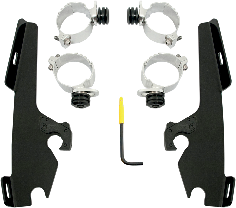 MEMPHIS SHADES Fats/Slim Trigger Lock Mounting Kit - Black MEB8977