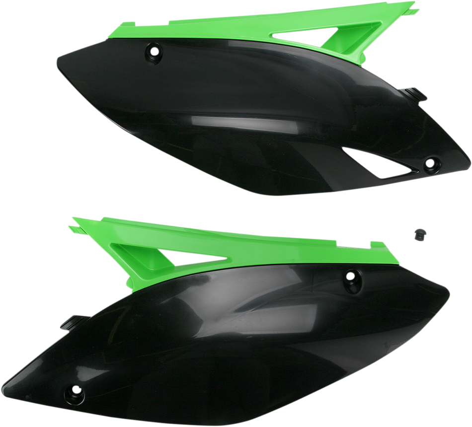 Paneles laterales ACERBIS - Negro/Verde 2141730215