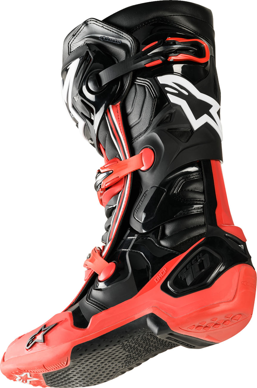 Botas ALPINESTARS Tech 10 Acumen - Negro/Rojo - US 8 2010020-312-8 