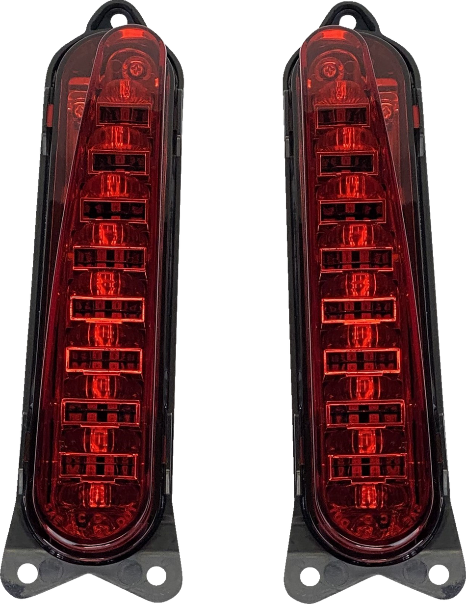 CUSTOM DYNAMICS LED Taillight - Run/Brake/Turn - Red PB-13-CVO-R