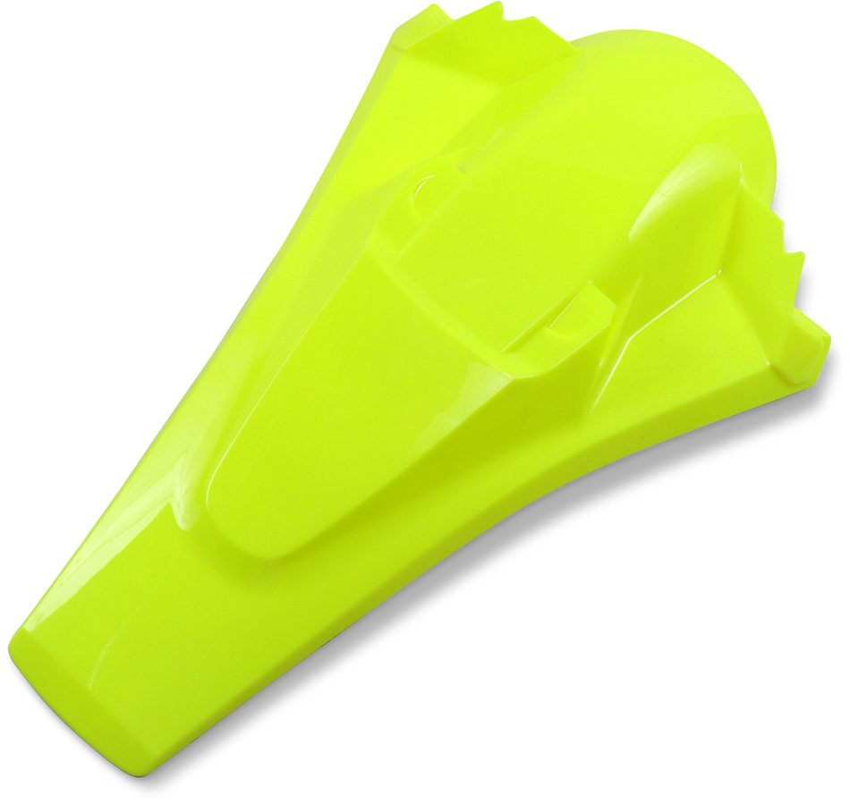 UFO MX Rear Fender - Fluorescent Yellow HU03364-DFLU