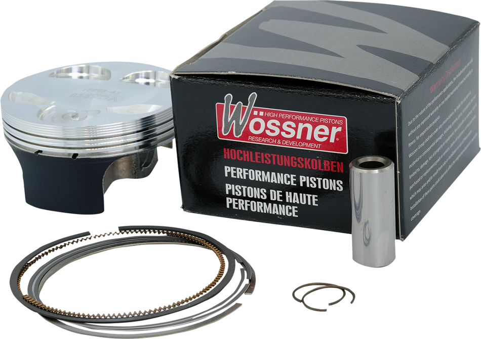 WOSSNER Piston Kit - YZ250F - 76.98 mm 8614DC