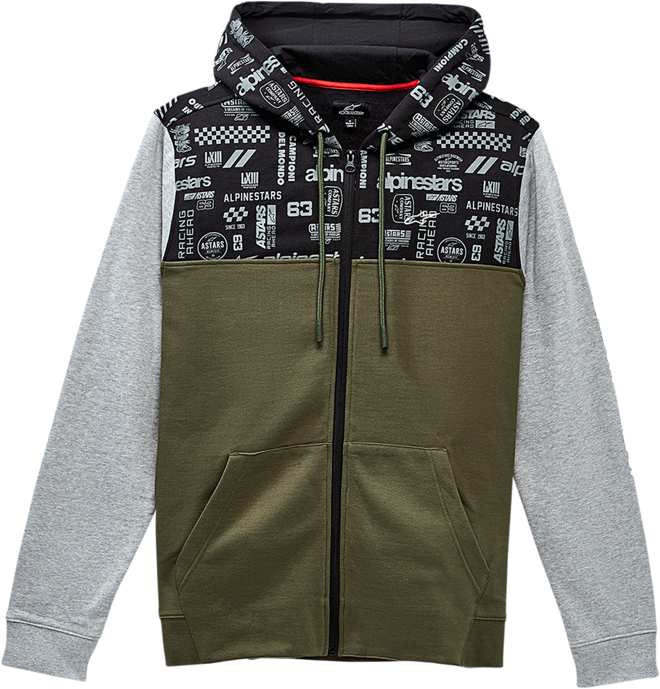 ALPINESTARS Perpetuity Kapuzenpullover - Militär - 2XL 1230531706902X