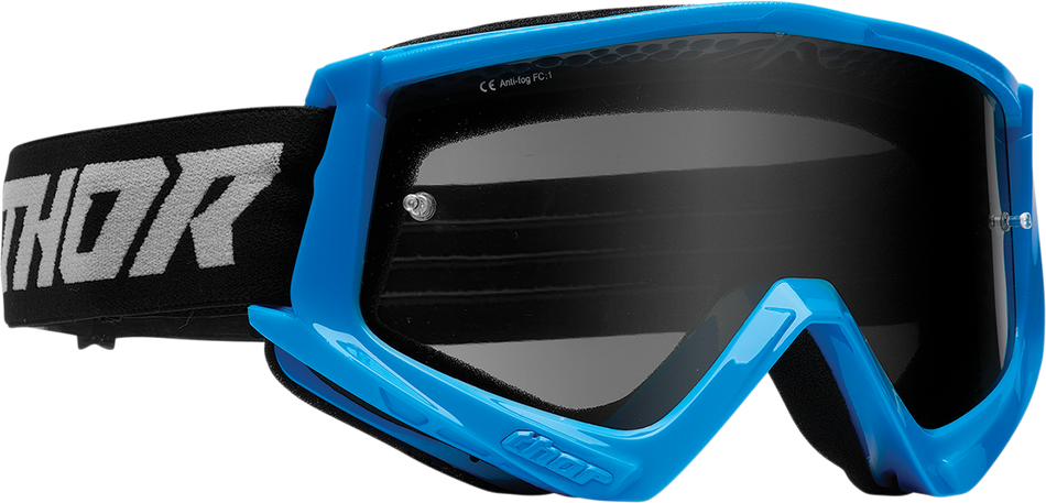 THOR Combat Sand Goggles - Racer - Blue/Gray 2601-2695