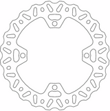 MOTO-MASTER Brake Rotor - Rear - Nitro 110358-PU