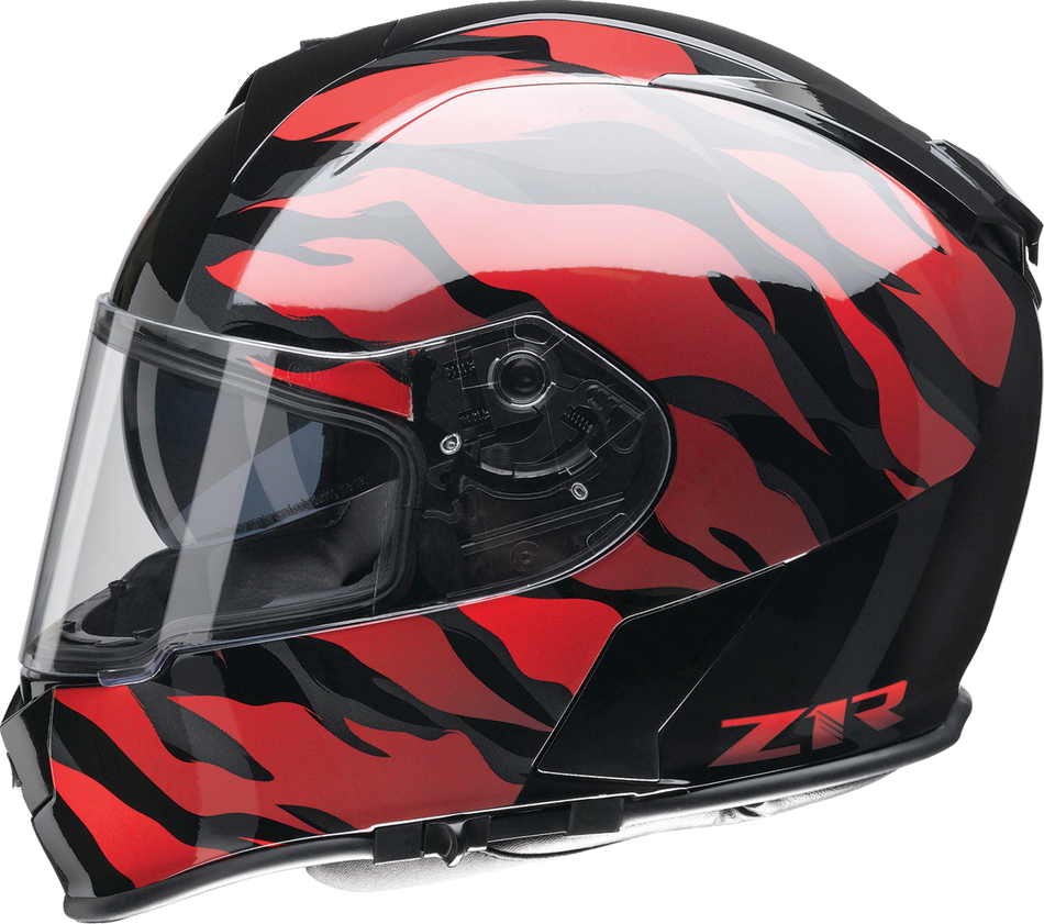 Z1R Warrant Helm - Panthera - Schwarz/Rot - XS 0101-15205 