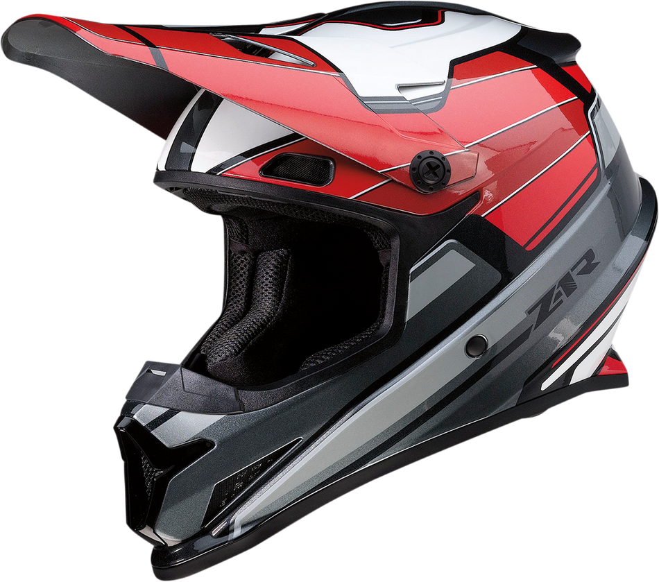 Z1R Rise Helmet - MC - Red/Gray - XS 0110-7208