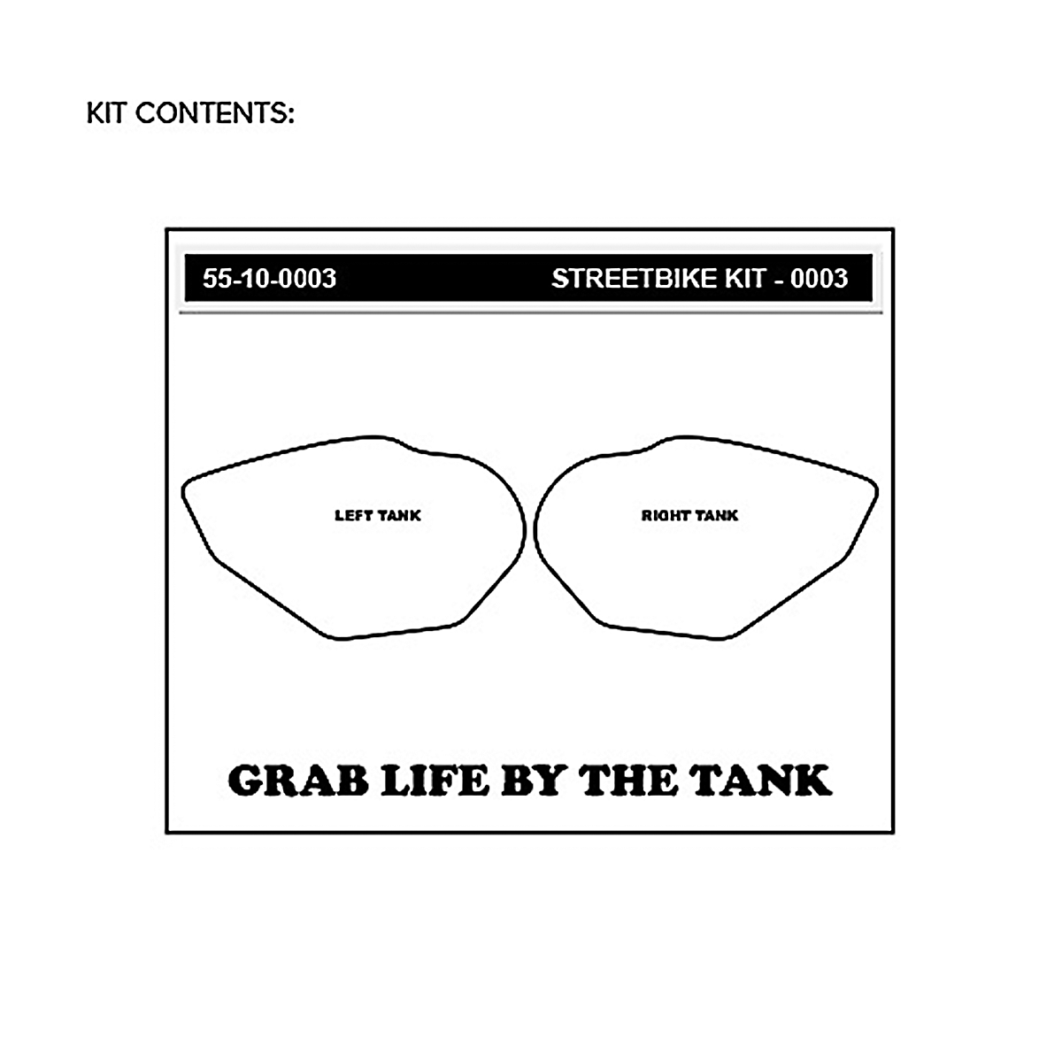 STOMPGRIP Traktionskit - Klar - Yamaha 55-10-0003C 