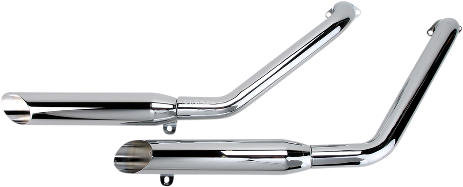 COBRA Classic Slashcut Exhaust - Chrome - VT1100 1370SC