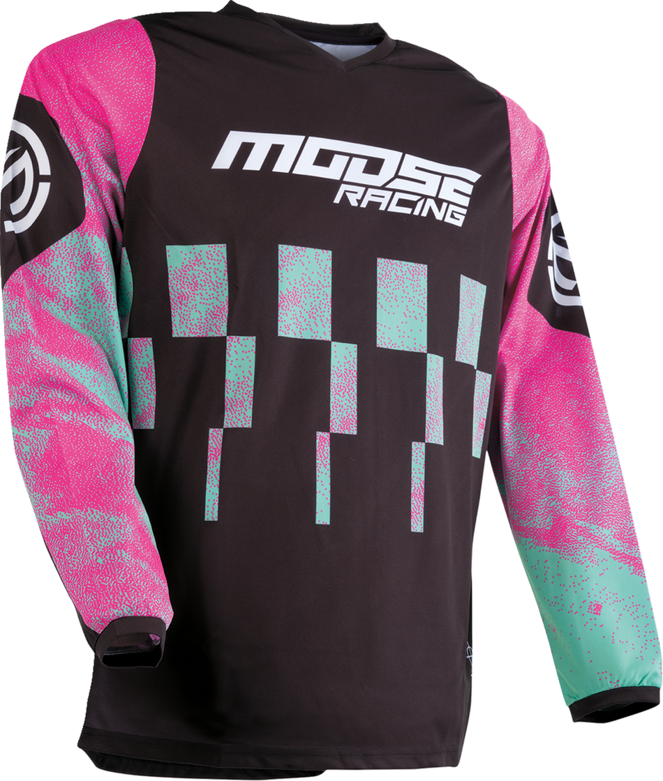 MOOSE RACING Qualifier Jersey - Pink/Teal - 3XL 2910-7523