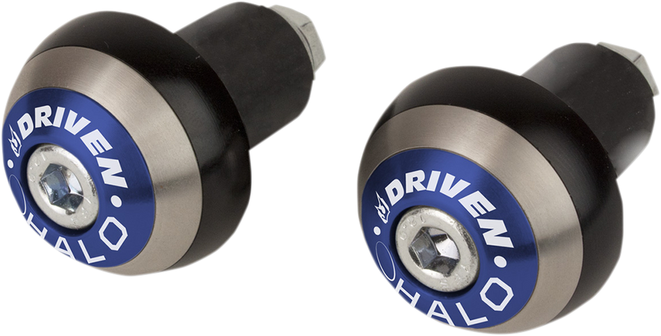 DRIVEN RACING Bar End - Halo - Blue DHBEW-BL