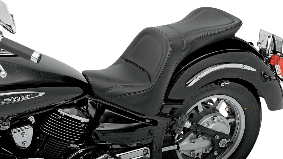 SADDLEMEN Seat - Explorer - without Backrest - Stitched - Black - XVS1100 1999-2009 Y3150JS