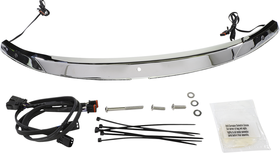 CIRO Windshield Trim - Chrome - FL 14+ 11000