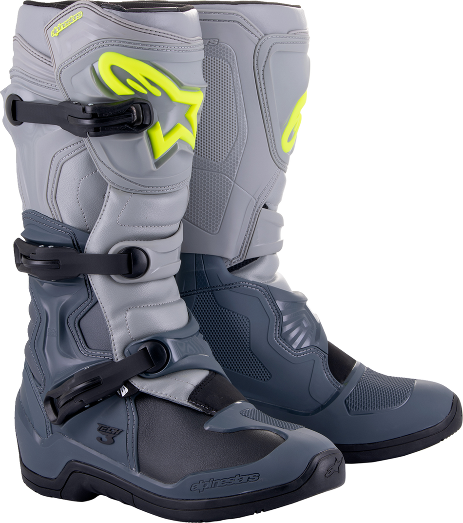 ALPINESTARS Tech 3 Boots - Gray/Black - US 9 2013018-9069-9