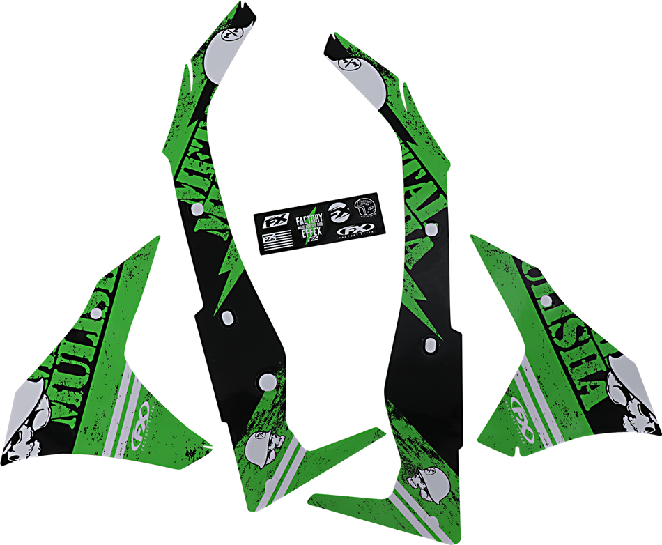 FACTORY EFFEX Metal Mulisha Graphic Kit - Kawasaki 23-11136