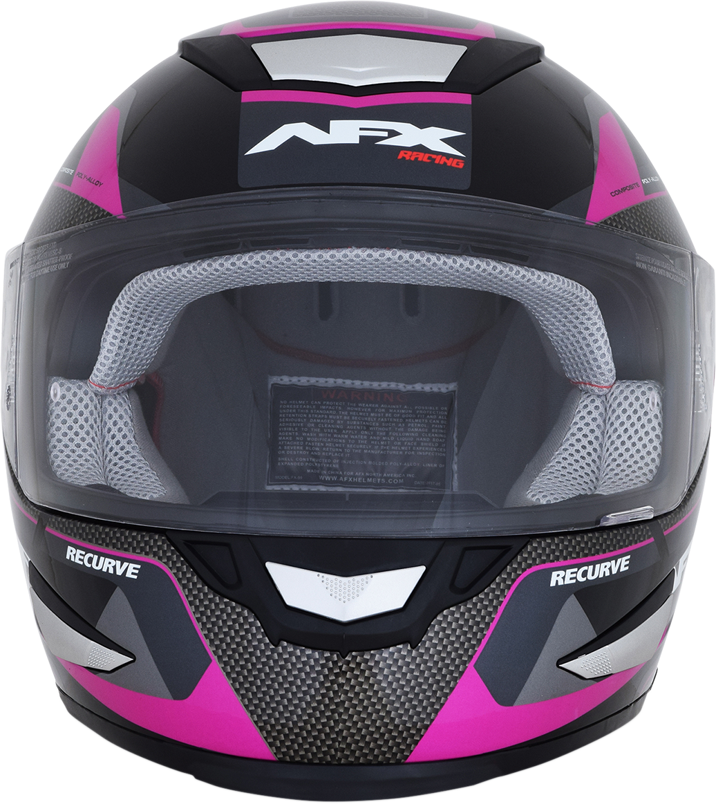 AFX FX-99 Helm - Recurve - Schwarz/Fuchsia - XL 0101-11105 