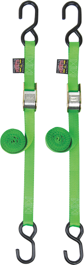 POWERTYE MFG. Standard Tie-Downs - 1" x 5-1/2' - Green 22265