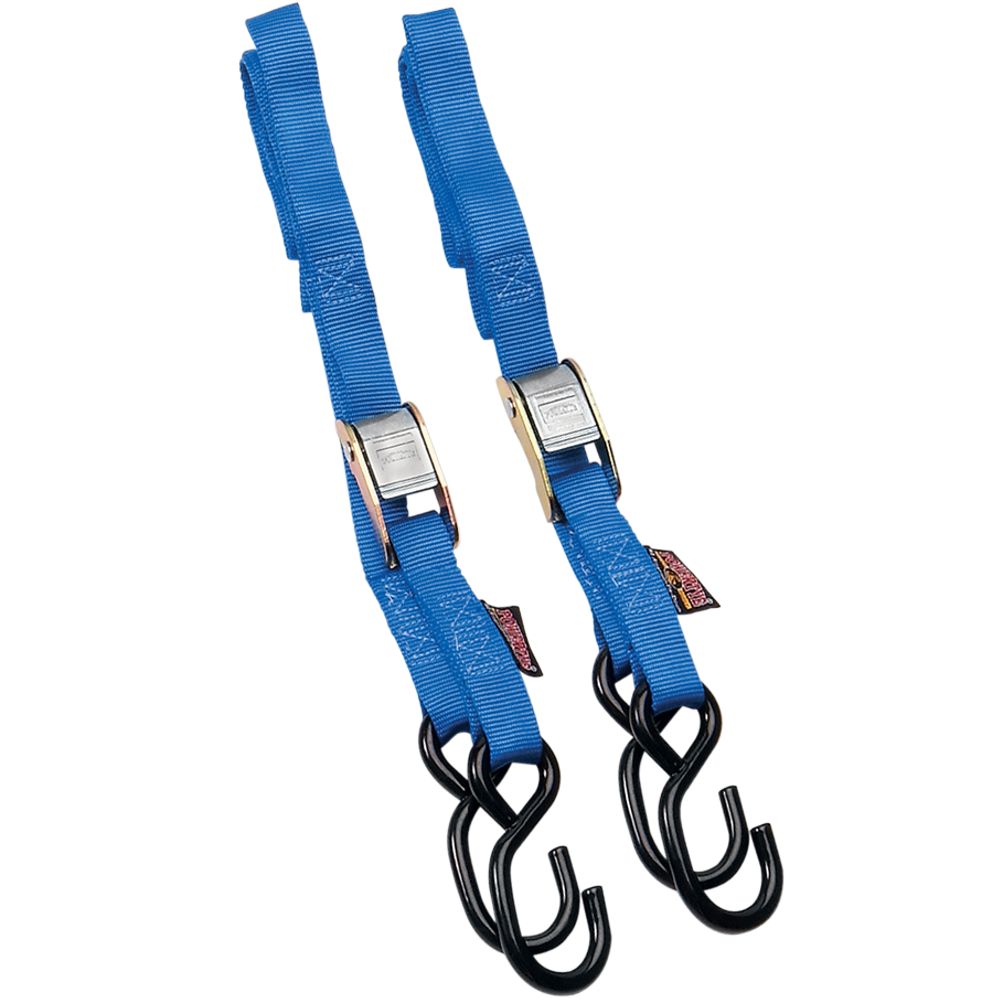 POWERTYE MFG. Standard Tie-Downs - 1" x 5-1/2' - Blue 22263