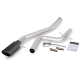 Banks Power 09-10 VW Jetta 2.0L TDI Monster Exhaust System - SS Single Exhaust w/ Black Tip 46180-B