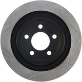 StopTech 2015 Ford Mustang GT w/ Brembo Brakes Right Rear Slotted Brake Rotor 126.61109SR