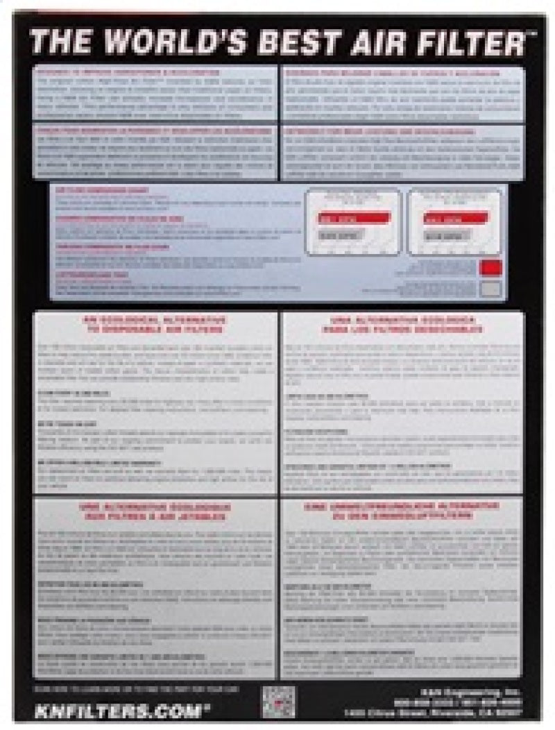 K&N Replacement Air Filter DODGE NITRO 2007-2010; JEEP LIBERTY / CHEROKEE 2008-2010 33-2363
