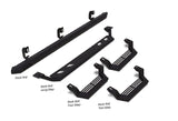 Lund Universal Long Step Rock Rails - Black 26410021
