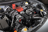 Perrin 22-23 Subaru BRZ/Toyota GR86 Silicone Inlet Hose (3in. ID / SS Wire) - Black PSP-INT-432BK