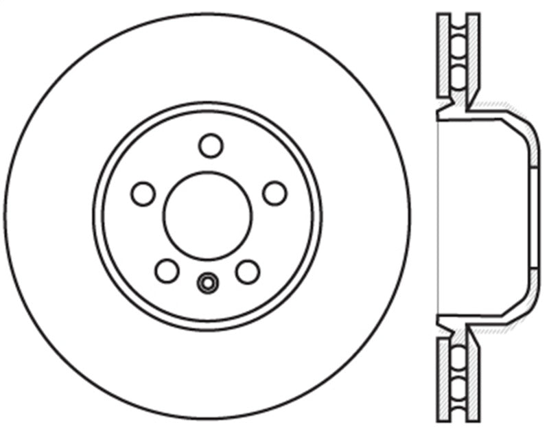 StopTech Drilled Sport Brake Rotor 128.34126L