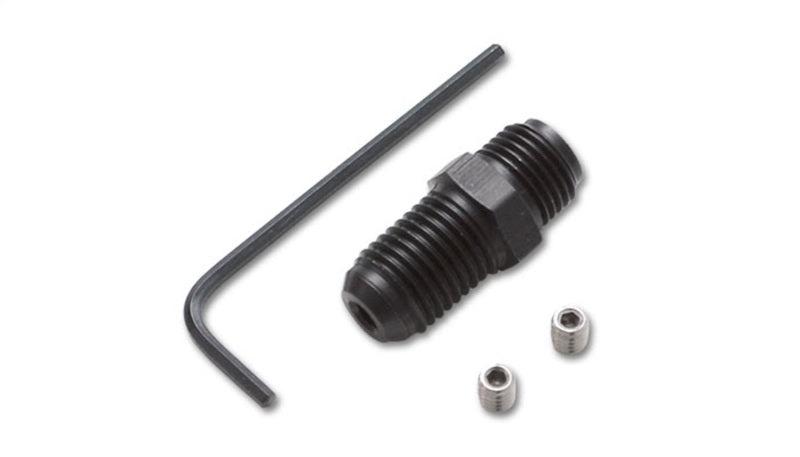 Vibrant -4AN to 7/16-24 Oil Restrictor Fitting Kit for Garrett ball bearing Turbochargers 10287