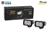 Diode Dynamics Stage Series 2 In LED Pod Sport - White Combo Standard ABL (Pair) DD6388P