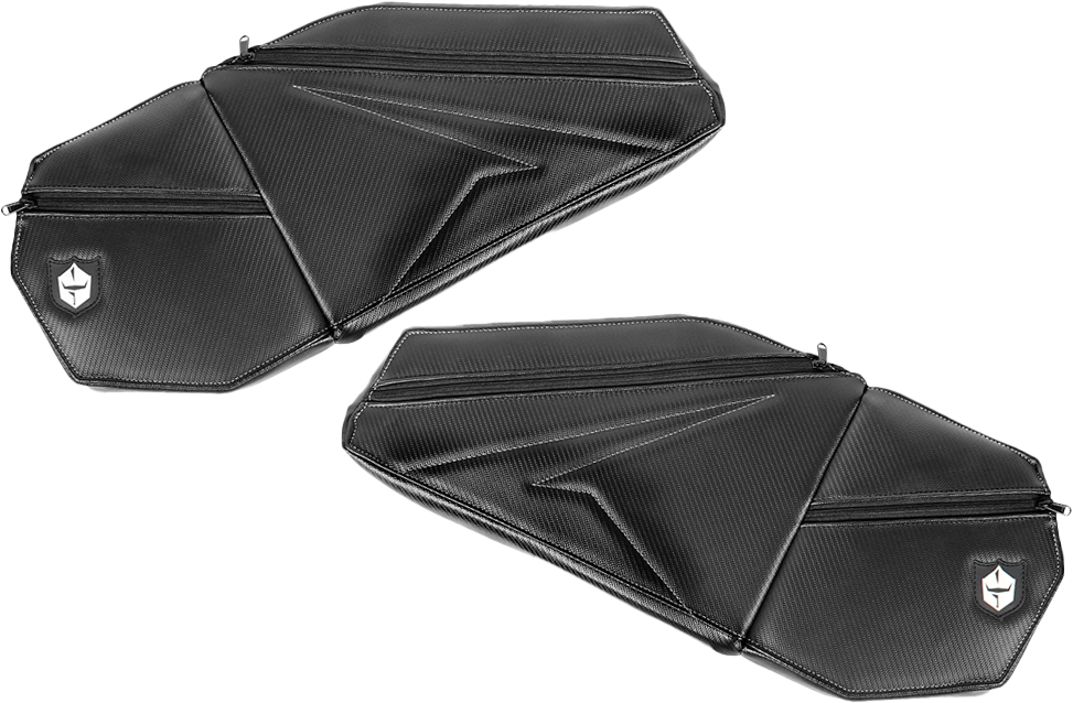 PRO ARMOR Front Door Knee Pads With Storage White Stitching P P199Y320WH
