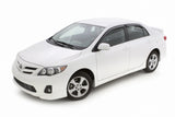 AVS 09-13 Toyota Corolla Ventvisor In-Channel Front & Rear Window Deflectors 4pc - Smoke 194073