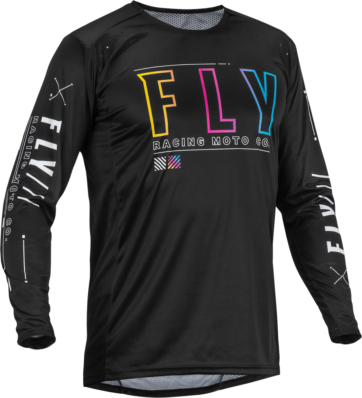 FLY RACING Lite S.E. Avenge Jersey Black/Sunset Sm 376-725S
