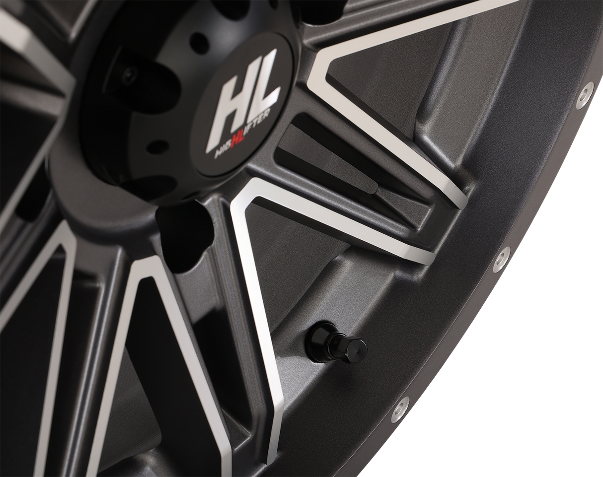 HIGH LIFTER Wheel - HL22 - Front/Rear - Gloss Black w/Machined - 14x7 - 4/137 - 4+3 (+10 mm) 14HL22-1137