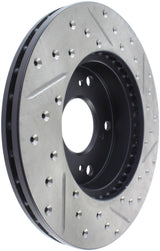 StopTech 02-06 Acura RSX Slotted & Drilled Right Front Rotor 127.40056R