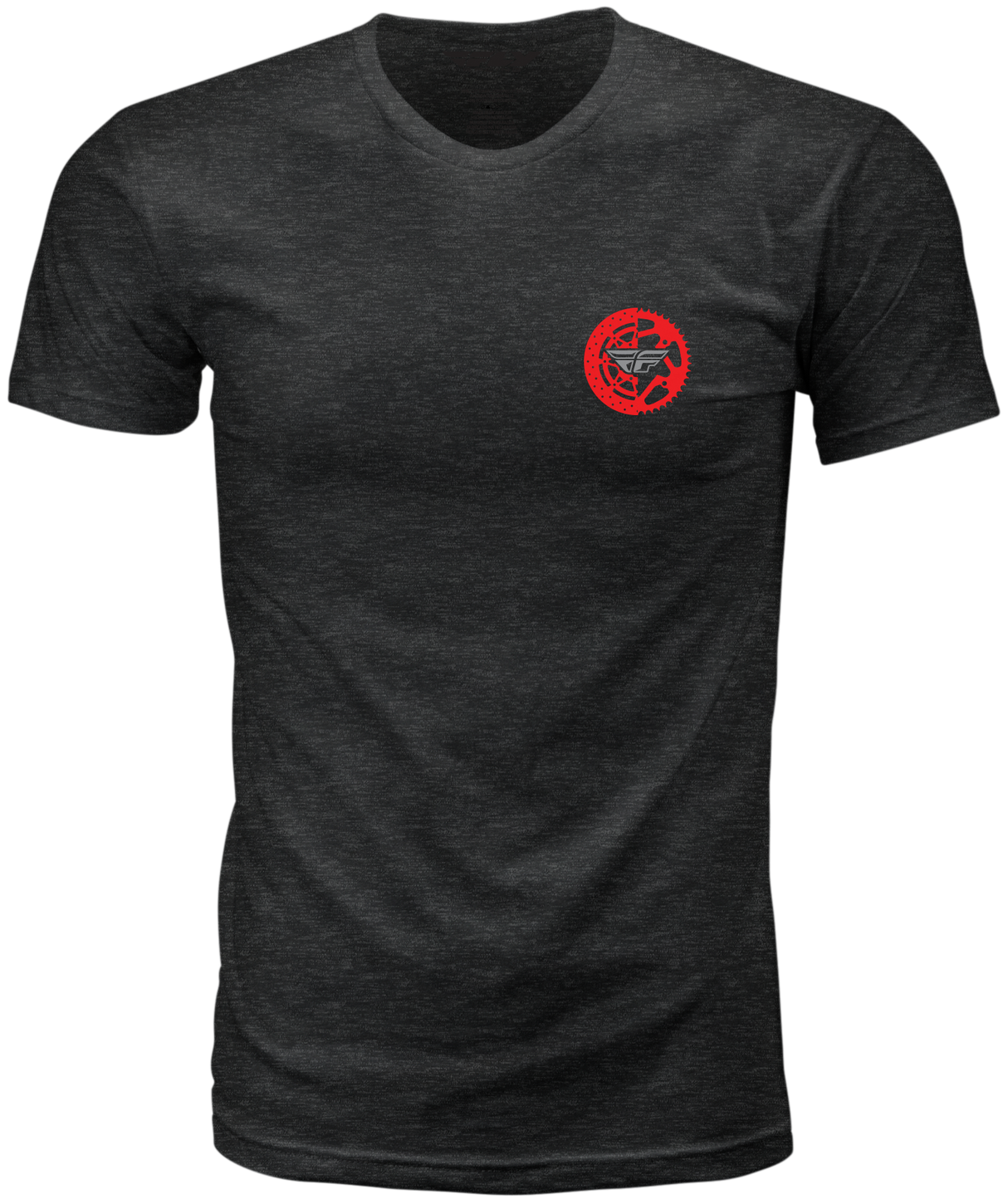 FLY RACING Fly Sprocket Tee Charcoal/Red/Grey Sm 352-0365S