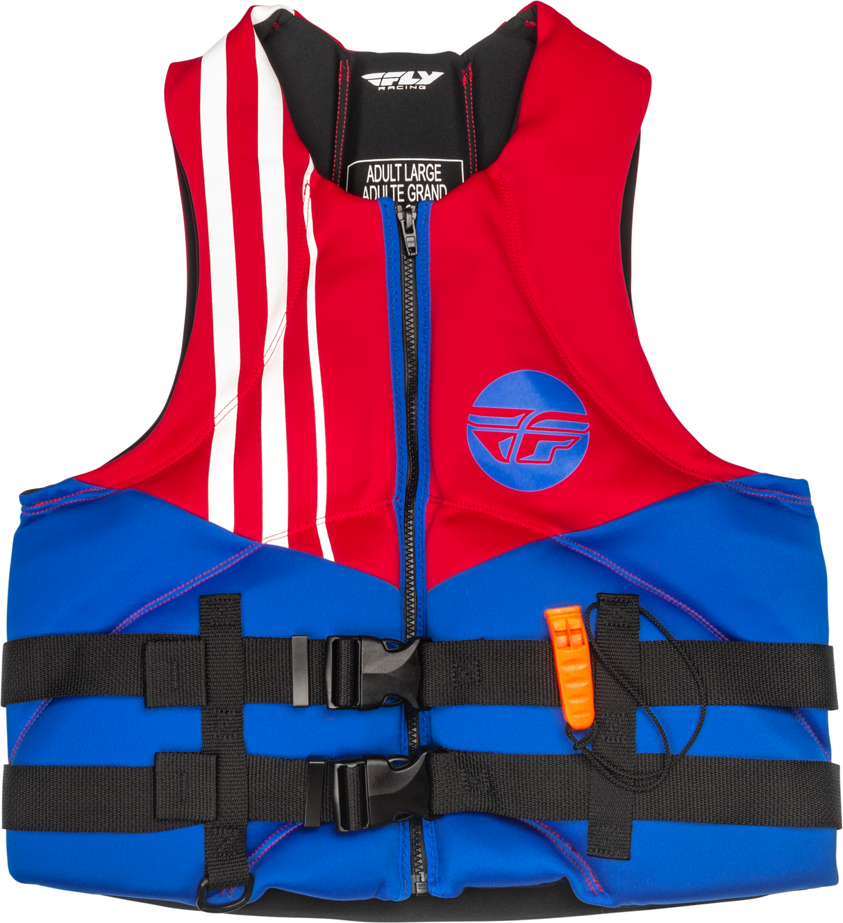 FLY RACING Neoprene Flotation Vest Red/White/Blue Xl 221-30402X