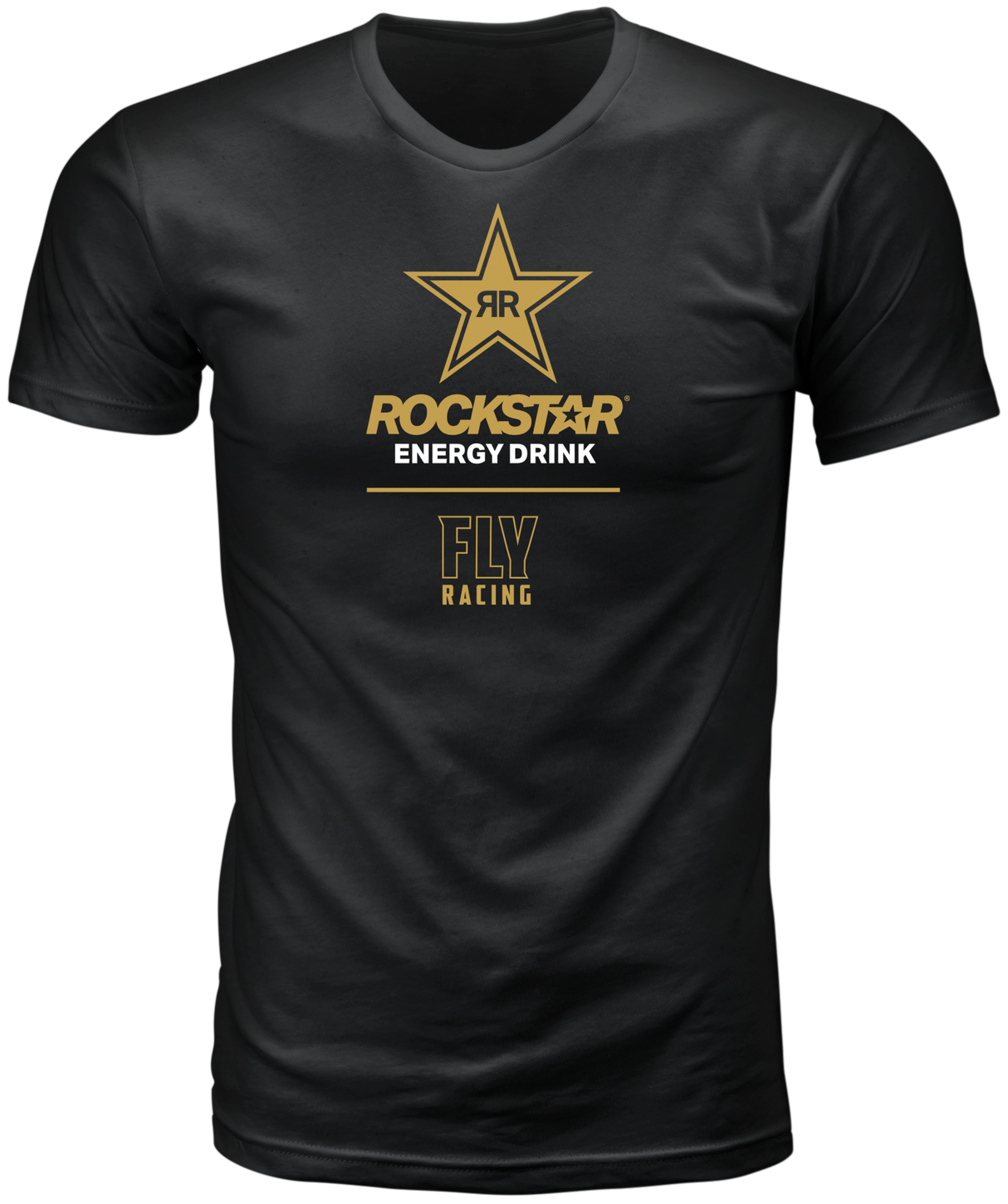 FLY RACING Fly Rockstar Tee Black/Gold Md 352-0120M