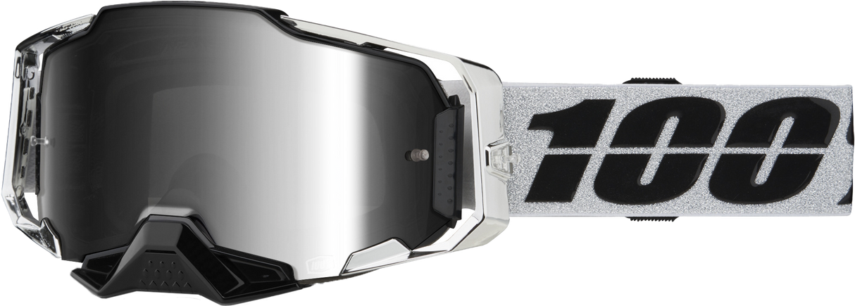 100% Armega Goggle Atac Mirror Silver Lens 50005-00016
