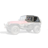 Rampage 1992-1995 Jeep Wrangler(YJ) Frameless Soft Top Kit - Black Diamond 109435