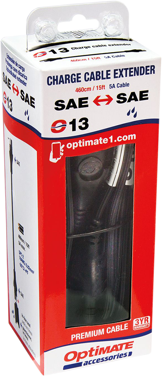 TECMATE 15' Extender - Charge Cable O-13