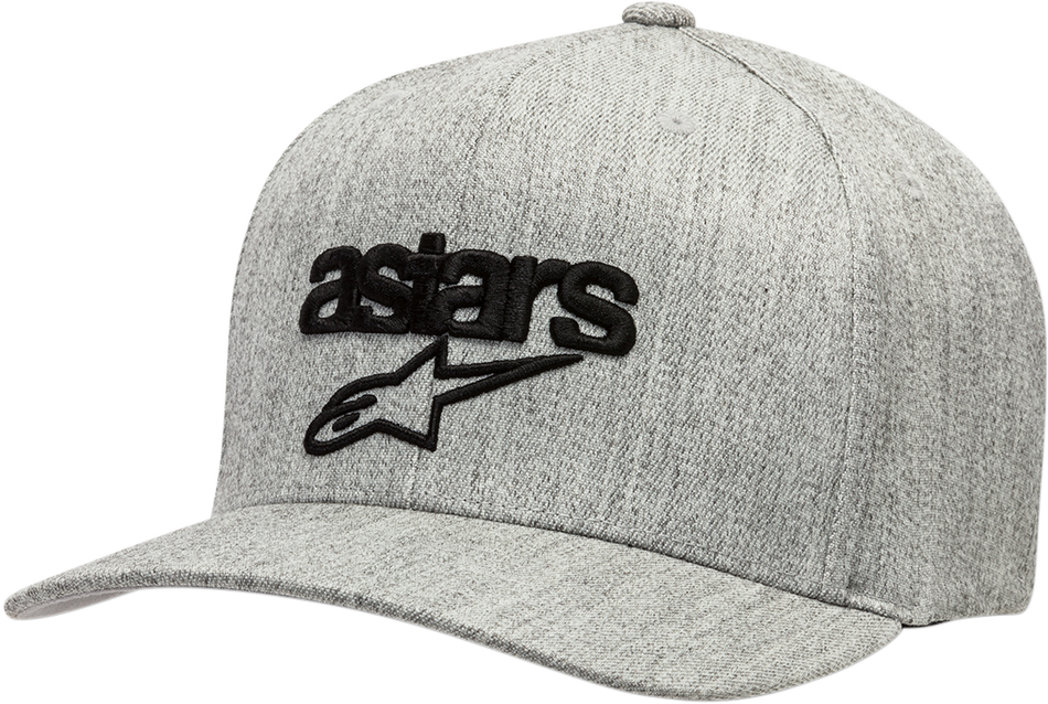 ALPINESTARS Heritage Hat - Heather Gray/Black - Large/XL 1019811121126LX