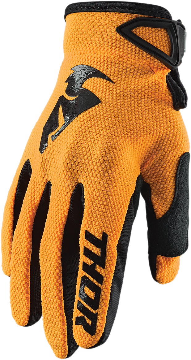 THOR Sector Gloves - Orange/Black - Medium 3330-5867